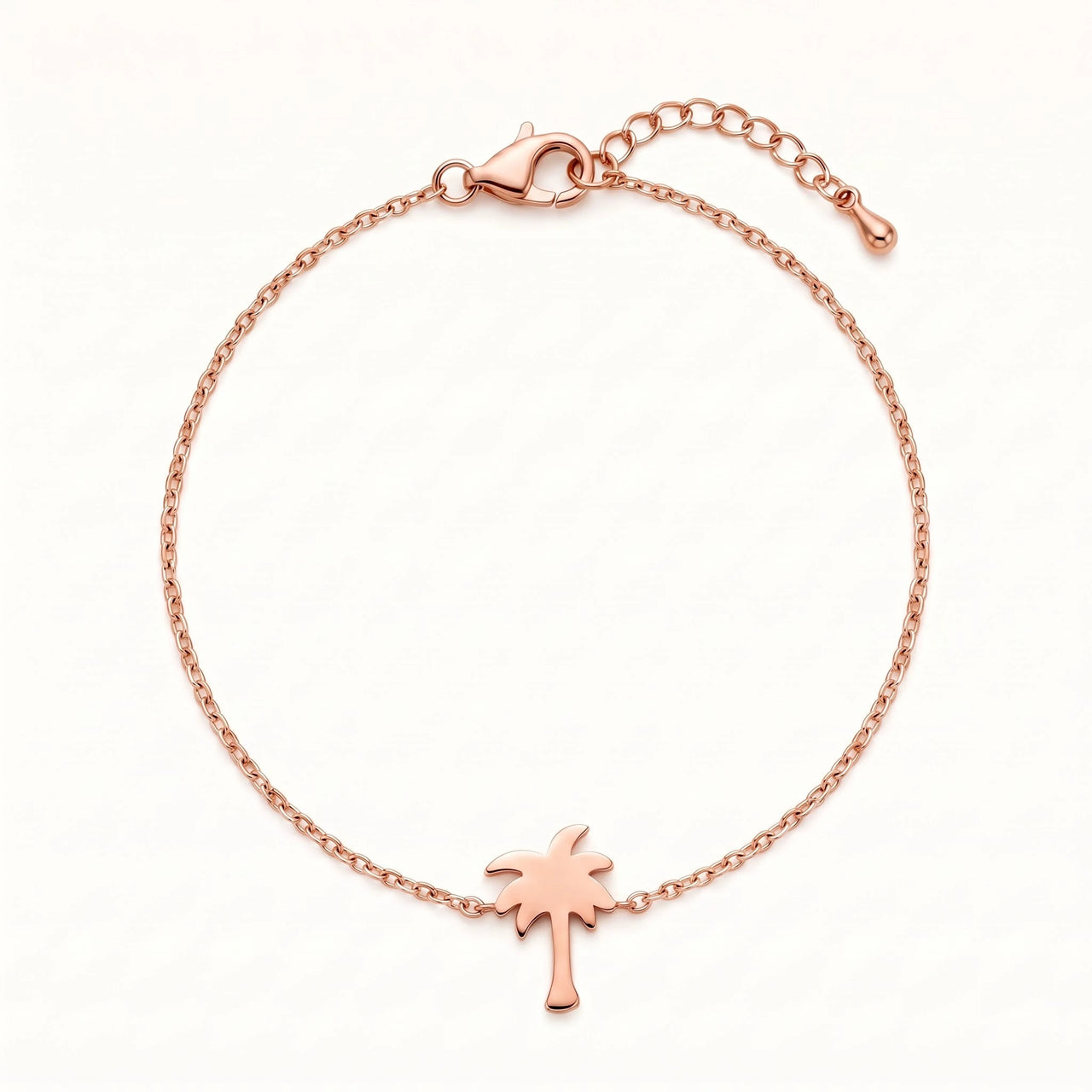 Palmen armband — Produktfoto auf weißem Hintergrund, Roségold | SKU: 7819407-rose-gold-color