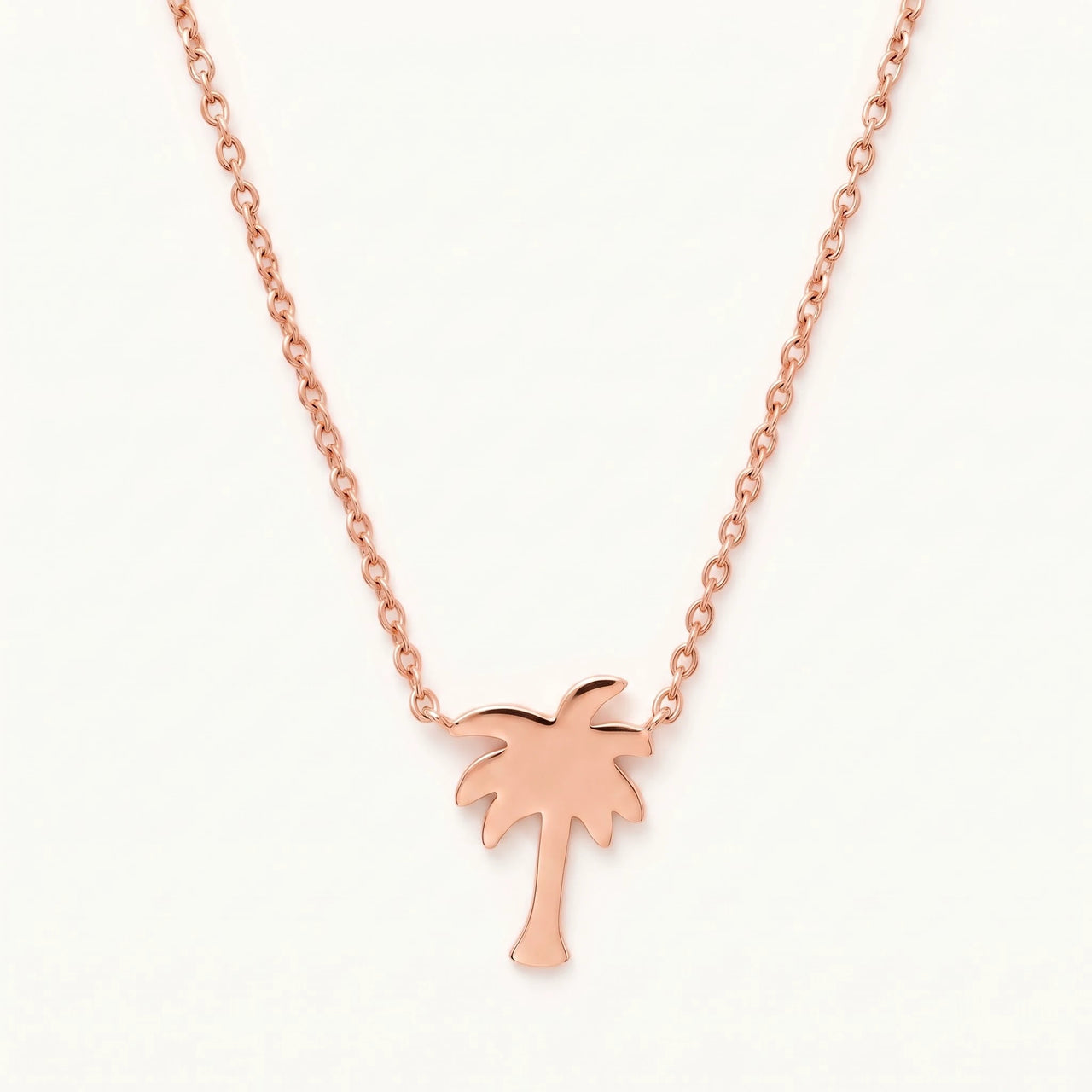 Palmen kette — Produktfoto auf weißem Hintergrund, Roségold | SKU: 8732822-rose-gold-color
