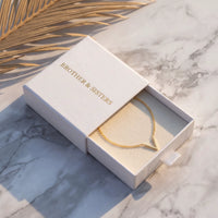 Thumbnail for Armband minimalistisch — in der Geschenkbox, Gold | SKU: 9443177-gold