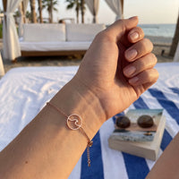 Thumbnail for Wasserfester schmuck — getragen, echte Größe, Roségold | SKU: 17429078-rose-gold
