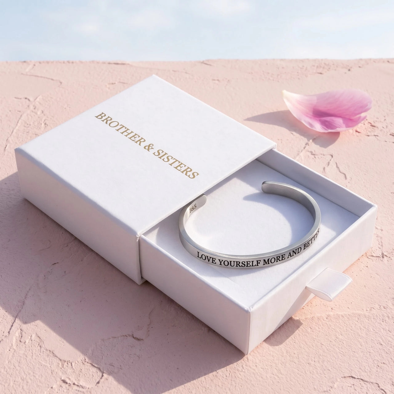 Selbstliebe geschenk — in der Geschenkbox, Silber | SKU: lymab-rg