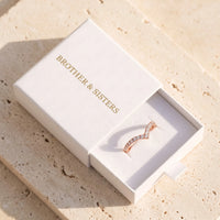 Thumbnail for Stapelringe — in der Geschenkbox, Roségold | SKU: 10645547-4.5-rose-gold