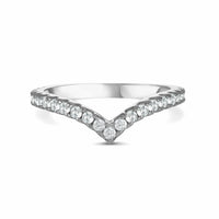 Thumbnail for V ring — Produktfoto auf weißem Hintergrund, Silber | SKU: 10645547-4.5-silver