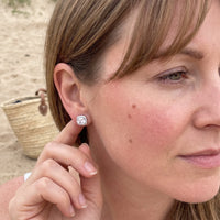 Thumbnail for Brautschmuck — getragen, echte Größe, Silber | SKU: 505185-white