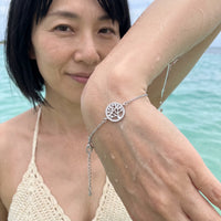 Thumbnail for Lebensbaum armband — im Wasser getragen, wasserfest, Silber | SKU: 18963309-white-gold