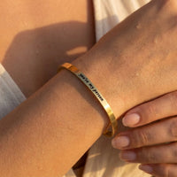 Thumbnail for Armband beste freundin — Nahaufnahme der Details, Gold | SKU: 8174603-gold-color