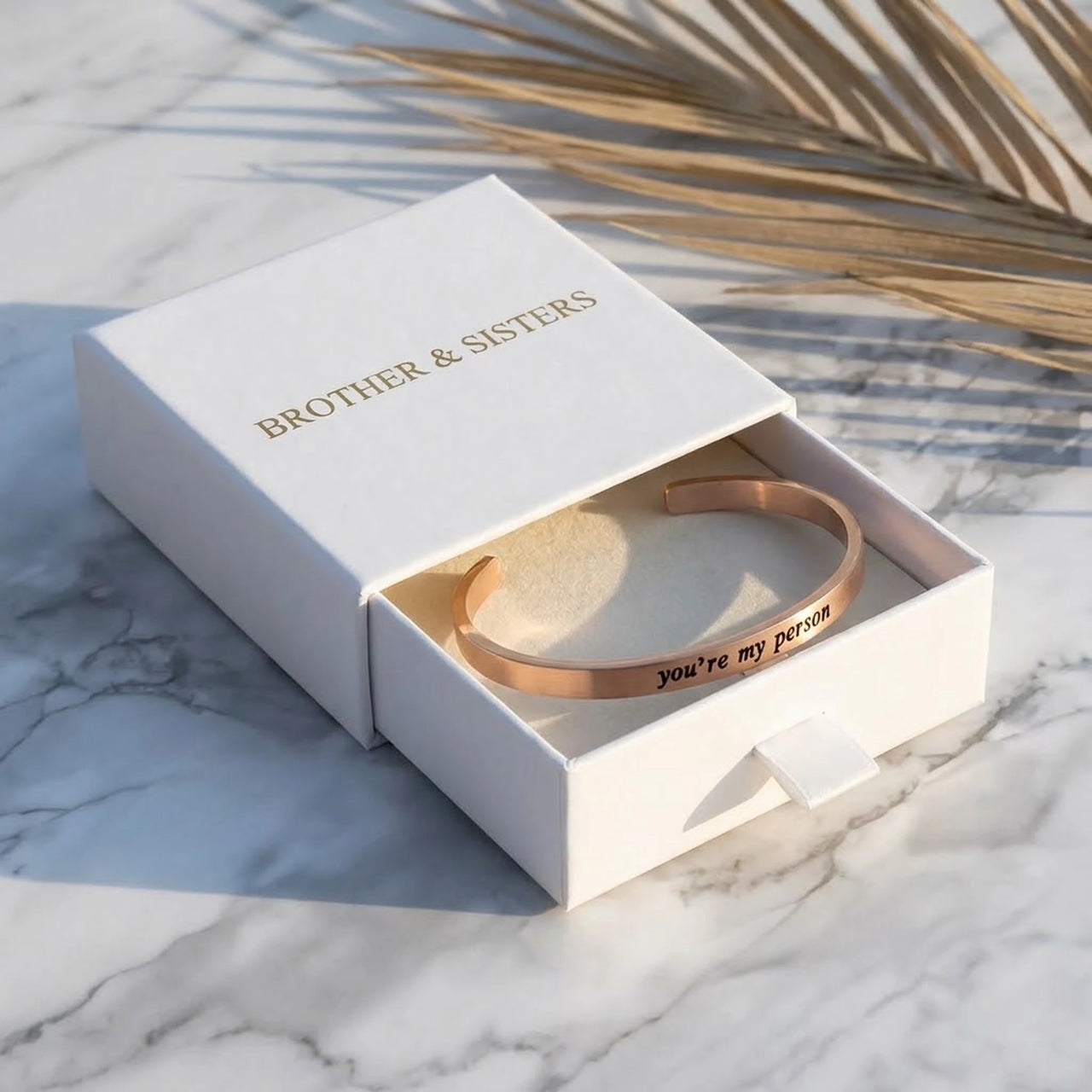 Armband beste freundin — in der Geschenkbox, Roségold | SKU: 8174603-rose-gold-color